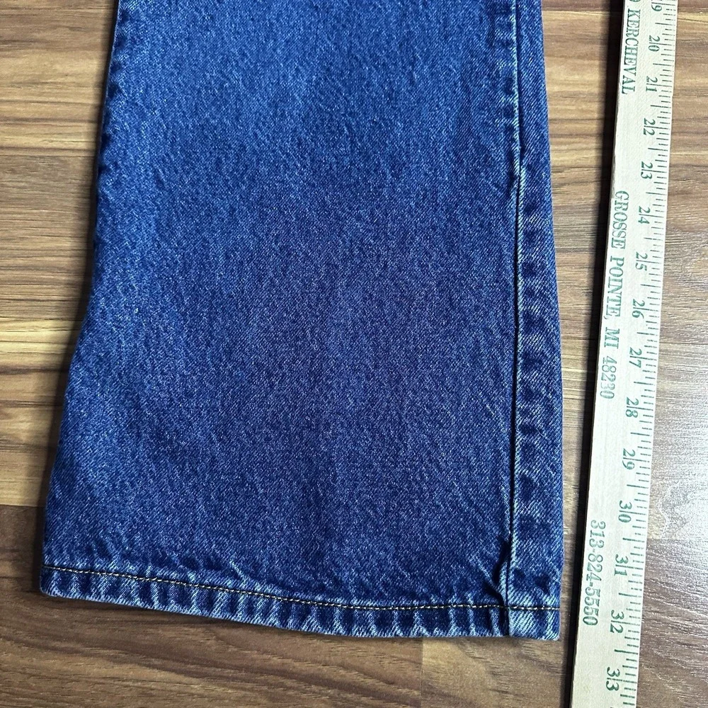 Vintage Y2K Levis 517 Bootcut Jeans Mens 38x32 Dark Wash Red Tab Western Cowboy